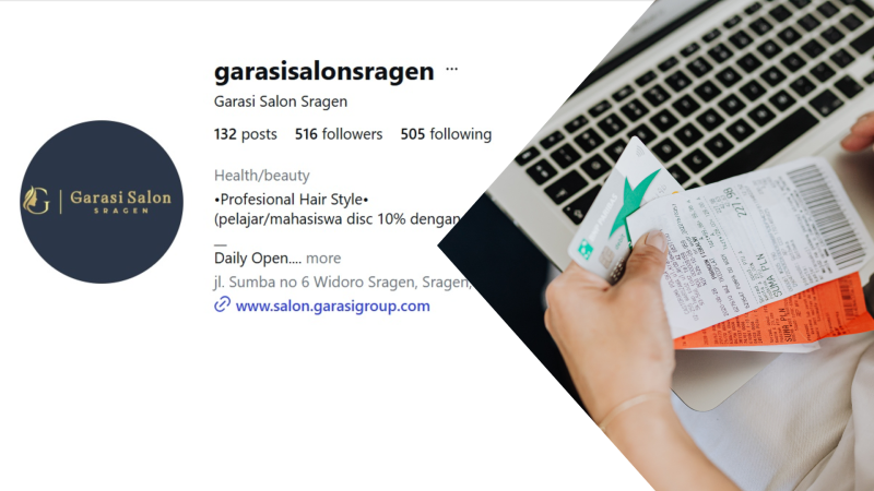 Ilustrasi pengiriman struk digital e-receipt secara otomatis melalui pesan WhatsApp kepada pelanggan salon.